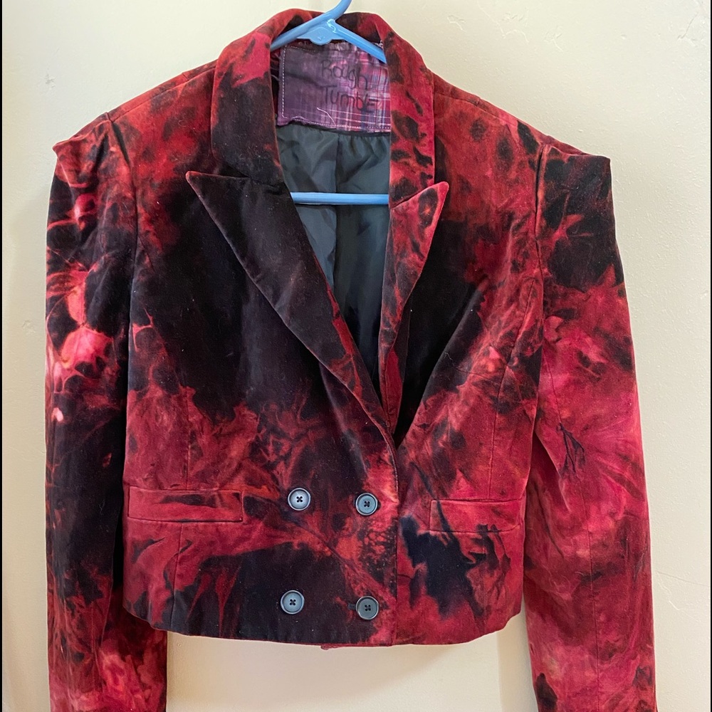 Rough Tumble Velvet Jacket XS
